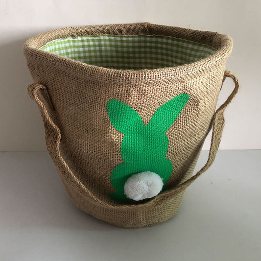 Panier Lapin Double Anse pour Décoration