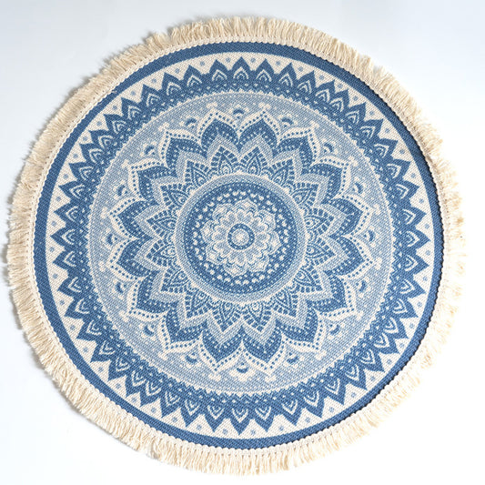 Tapis Rond Bohème Mandala