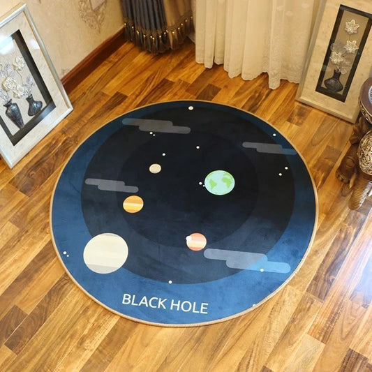 Tapis Rond "L'ESPACE" - Chambre d’Enfant