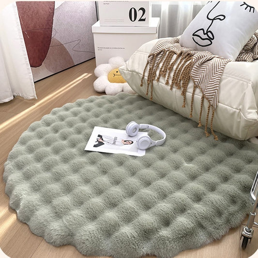 Tapis rond matelassé COCOONING