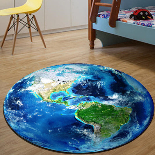 Tapis Enfant Globe Terrestre 120 cm