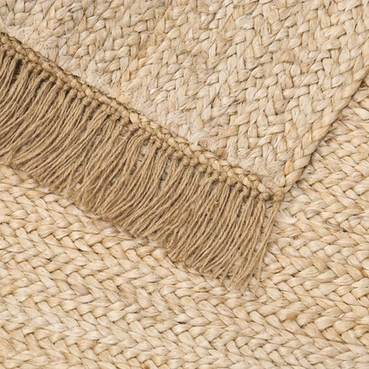 Tapis en Jute à Franges