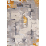 Grand Tapis Décoratif Moderne en Gris - Vignette | MesTapis.com