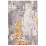 Grand Tapis Décoratif Moderne en Gris - Vignette | MesTapis.com