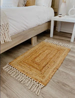 Tapis Rectangulaire en Jute Naturelle - Vignette | MesTapis.com