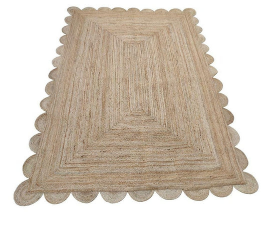 Tapis en Jute Naturel avec Fibres de Chanvre