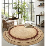 Tapis Rond en Jute – Tapis Naturel Décoratif pour Sols - Vignette | MesTapis.com