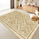 Grand Tapis Elégant Log Style pour Salon - Vignette | MesTapis.com