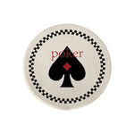 Tapis rond Poker Design - Vignette | MesTapis.com