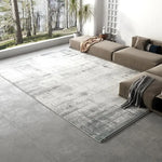 Grand Tapis Moderne de Luxe en Gris Clair - Vignette | MesTapis.com