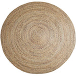 Tapis Rond  Jute Tissé à la main - Vignette | MesTapis.com