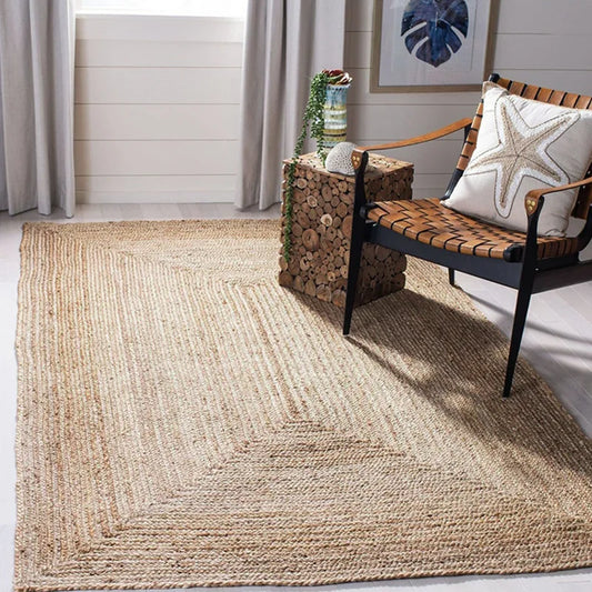 Tapis en Jute Naturelle sous Différentes formes