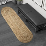 Tapis Ovale en Jute "Pataya" - Vignette | MesTapis.com