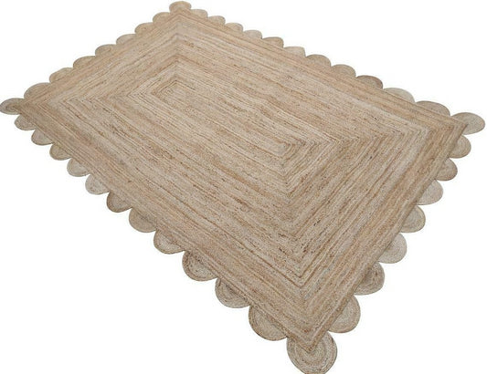 Tapis en Jute Naturel avec Fibres de Chanvre