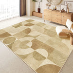 Grand Tapis Elégant Log Style pour Salon - Vignette | MesTapis.com