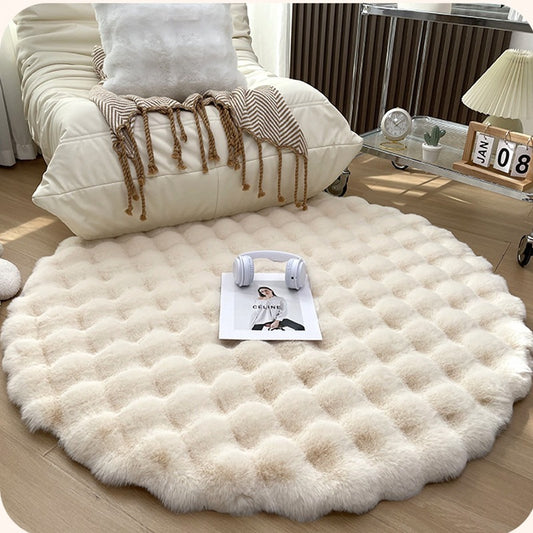 Tapis rond matelassé COCOONING