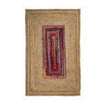 Tapis en Jute Naturel et Coton et  Réversible - Vignette | MesTapis.com